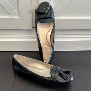 Coach Black Tassel Flats